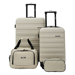 4-Piece Travelers Club Austin ABS Hardside Luggage Set (various colors) $89.99 + Free Shipping