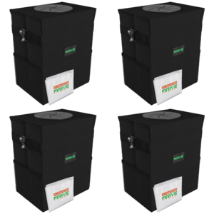 4-Pack: Drive Auto Collapsible Car Trash Cans + 80 Bags $10.99 + Free Shipping