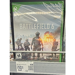 Battlefield 6 Xbox Series X (disc) $25