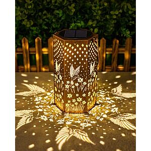Eandisom Hummingbird Solar Hanging Lantern $7.99 + Free Shipping w/ Prime or on $35+