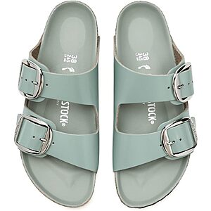 Birkenstock Women's Arizona Big Buckle High Shine Sandals (Pure Sage) $87.47 + Free Shipping