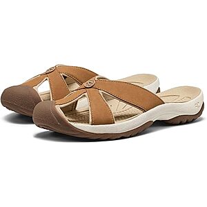 Keen Women's Bali Closed-Toe Slip-On Leather Sandals (Chipmunk/Birch, Size: 7-11) $27.99 + Free Shipping w/ Prime