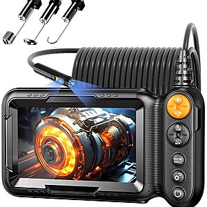 Daxiongmao Dual Lens IP67 Endoscope / Borescope 1080p Camera & 5" Screen $35 + Free S/H