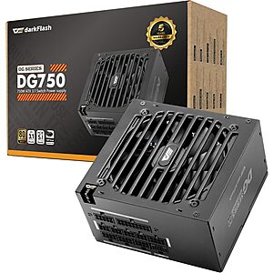 850W darkFlash DG850 Fully Modular 80 Plus Gold ATX 3.1 Power Supply $69.99 + Free Shipping
