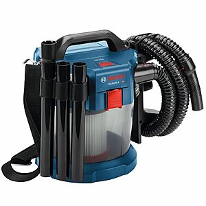 BOSCH GAS18V-3N 18V Cordless Wet Dry Vacuum, 2.6 Gallon Portable Shop Vac & Dust Extractor with HEPA Filter (Bare Tool) $112.08
