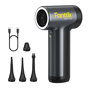 Fanttik B10 Pro Electric Air Duster w/ 110,000RPM Brushless Motor & 4 Nozzles (Grey) $28.89 + Free Shipping