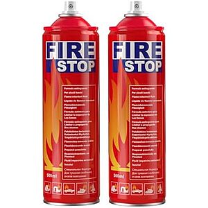 2-Pack AmzBoom Portable Fire Extinguisher (A/B/C/K) w/ Mounting Brackets $8.45 + Free Shipping w/ Prime