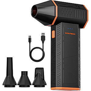 (Open Box) WOLFBOX MF50 Electric Air Duster Mini Blower Turbo Fan $19.99 + Free Shipping