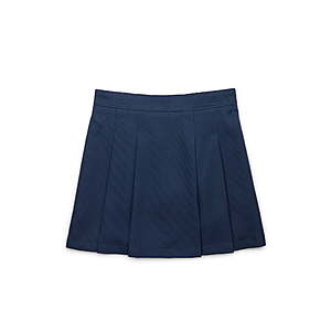 Wonder Nation Girl's School Uniform Pleated Scooter Skirt, Sizes 4-16 - from $2.46