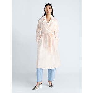 Devil Wears Prada Women's Scoop Collection: Trench Coat $13.36; Single Breasted Blazer $18.10 & More + Free S&H w/ Walmart+ or on $35+