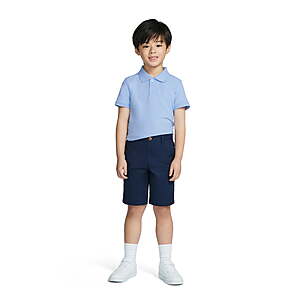 Wonder Nation Toddler Boys School Uniform Flat Front Shorts, Sizes 2T-5T (Navy or Khaki) - $2.85