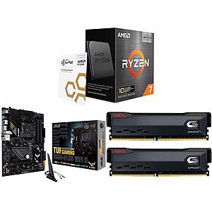 AMD Ryzen 7 5800X3D 10th Anniversary Edition + ASUS TUF GAMING B550-PLUS WIFI II MB + 32GB DDR4 + 240mm AIO $593.99 + Free Shipping