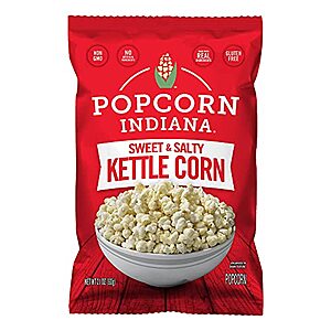 $5.29* | 6-Pack 2.1-Ounce Popcorn Indiana Kettle Corn Bags at Amazon