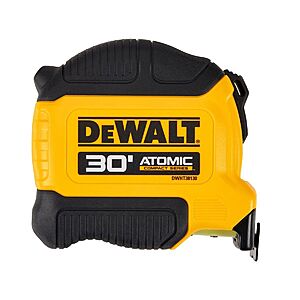 FREE after instore Rebate. DEWALT ATOMIC COMPACT SERIES™ Tape Measure, DWHT38130S, 30 FT $10
