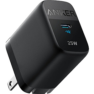 25W Anker USB-C Charger 312 Ace 2 (Black) $6.99 + Free Shipping