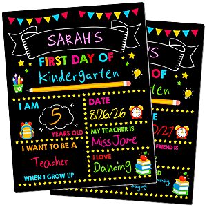 14" x 11" Melisheer Double-Sided First & Last Day of School Reusable Chalkboard Sign $3.49 + Free Shipping w/ Prime or on $35+