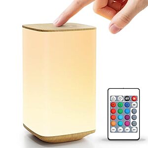 Auxmir 4000mAh Rechargeable Baby Night Light w/ Remote & Touch Control $8.74 + Free Shipping w/ Prime or on $35+
