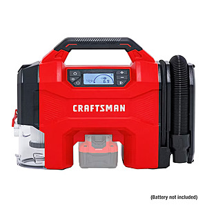 Craftsman 20V 3-in-1 Cordless Inflator, Blower & Vacuum w/ Digital Gauge $49.98 + Free Shipping