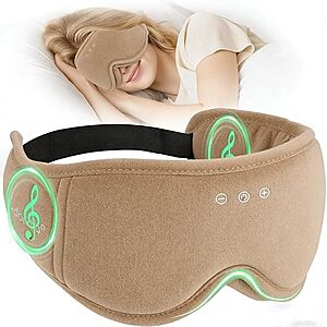 LC-dolida Soft Bamboo Cotton Wireless 5.4 Bluetooth Sleep Mask $9.44 + Free Shipping w/ Prime or on $35+