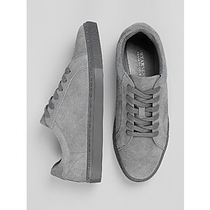 Awearness Kenneth Cole Plain Toe Suede Sneakers (Grey, Size: 8.5-13) $29.99 + Free Shipping