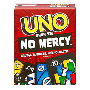 UNO Show 'em No Mercy Card Game $6.99 + Free Shipping w/ Walmart+ or on $35+