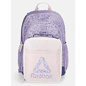 Reebok Kids' Charlie 17" Laptop Backpack and Lunch Bag Set,2- Piece, ( 4 Colors Available ) $20.8