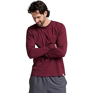 $6.66* | Russell Athletic Men's Dri-Power Moisture Wicking Long Sleeve Tee (Various) at Amazon