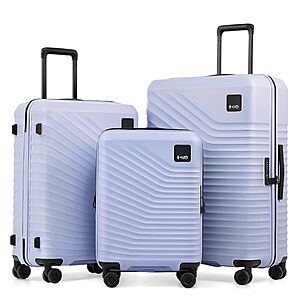 3-Pc Coolife Hardside Spinner Luggage Set (3 colors, 20"/24"/28") $118.99 + Free Shipping