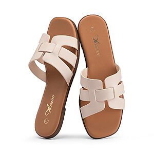 [Prime] Athlefit Women's Flat Square Open Toe Sandals from $11.39 + Free Shipping