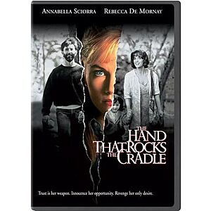 HAND THAT ROCKS THE CRADLE: 20TH ANNIVERSARY ED [Blu-ray] $7.49 Amazon.com