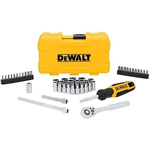 $34.97* | 50-Piece DeWALT 1/4" Drive Mechanics Tool Set at Amazon