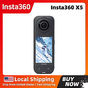 Insta360 X5 8K30fps 360 Action Camera Bundle, free s&h $359.53