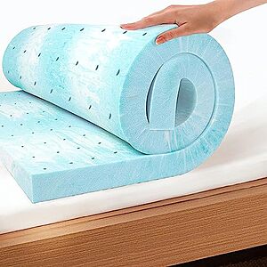MLILY EGO 2" Twin Gel Memory Foam Mattress Topper $19.10 + Free Shipping w/ Prime or on $35+