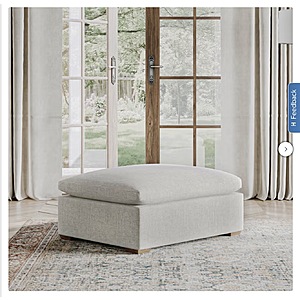 Thomasville Lowell Fabric Ottoman $249.99 free shipping Costco.com