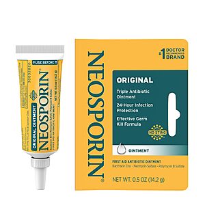 Neosporin Original Triple Antibiotic Ointment (0.5-Ounce) $2.69 + Free Shipping w/ Prime or on $35+