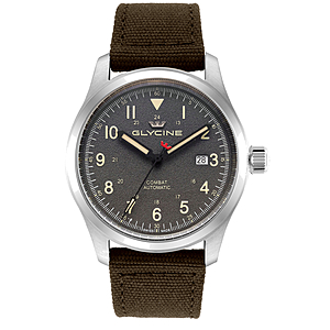 GLYCINE Combat Field Automatic Sellita SW200 Men's Watch - several colorways $385