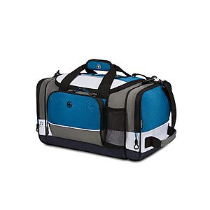 SwissGear Apex 20" 36L Travel Duffle Bag (Grey/Blue/White) $29.97 + Free Shipping w/ Prime or on $35+