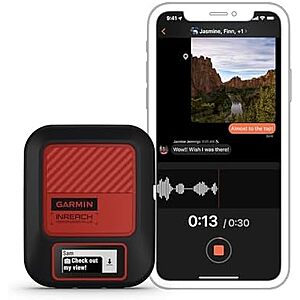 $299.99* | Garmin inReach Messenger Plus, SOS Satellite Communicator at Amazon