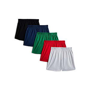 Wonder Nation Girls Kid Tough Knit Shorts, 5-Pack, Sizes 4-18 & Plus - from $6.69