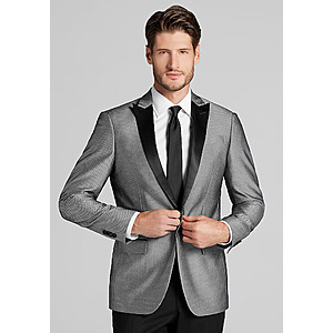 Jos. A. Bank Men's Comfort Stretch Herringbone Skinny Fit Dinner Jacket $14.99
