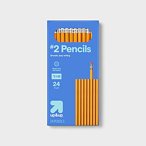 24ct up&up #2 Wood Pencils - $1 @ Target