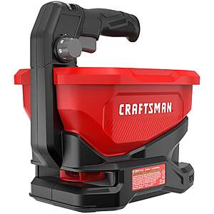 CRAFTSMAN Handheld Spreader 5-lb Capacity Compatible with Ice Melt, Salt, Fertilizer, Seed one_size | CMCOE300B $39