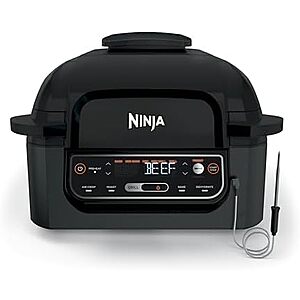 $169.99** | Ninja Foodi 5-in-1 Indoor Grill w/ Air Fry, Bake, Roast & Dehydrate Functions at Amazon