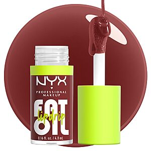NYX PROFESSIONAL MAKEUP Fat Oil Lip Drip, Up to 12 HR Hydration - Sprinkle Sprinkle (Deep Muted Rose), w/S&S $5.94