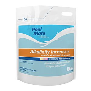 Pool Mate 10-Pounds Premium Alkalinity Increaser for Swimming Pools $15.12