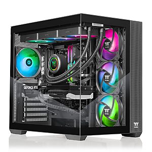 Used: Like New Thermaltake LCGS View u2880-380 Gaming Desktop (Intel Ultra 9 285K, 32GB DDR5 6400MT/s RGB, NVIDIA RTX 5080, 2TB NVMe M.2, Win 11) V38B-Z890-580-LCS $2861.88