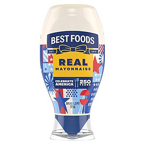 Select Accounts: 20oz. Best Foods Real Mayonnaise Squeeze Bottle $2.96 w/ Subscribe & Save
