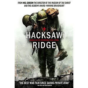Hacksaw Ridge (2016) (4K UHD Digital Film; MA) $3.99 via VUDU/Fandango