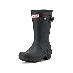 Hunter Women's Original Short Rain Boots, black $79.99 -  Shipping is free for Amazon Prime Members