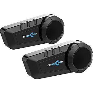 2-Pack FreedConn KY PRO Motorcycle Bluetooth Helmet Intercom w/ 6-Rider Group Intercom & CVC Noise Cancellation $80.24 ($40.12 each), More + Free Shipping